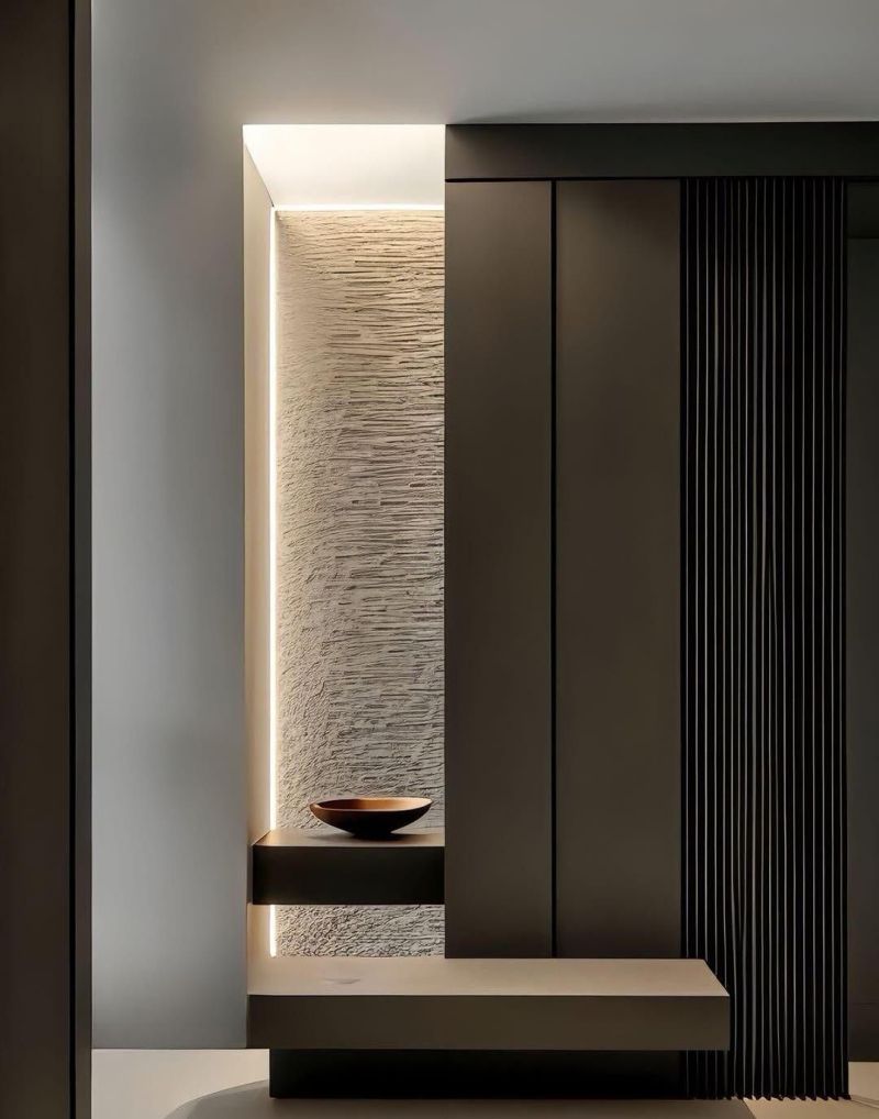 意式玄关设计,简约与奢华的完美融合 意式玄关设计效果 - 家居知识