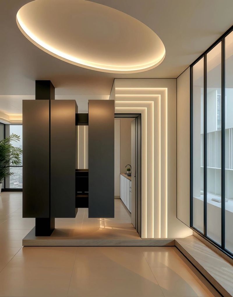 意式玄关设计,简约与奢华的完美融合 意式玄关设计效果 - 家居知识