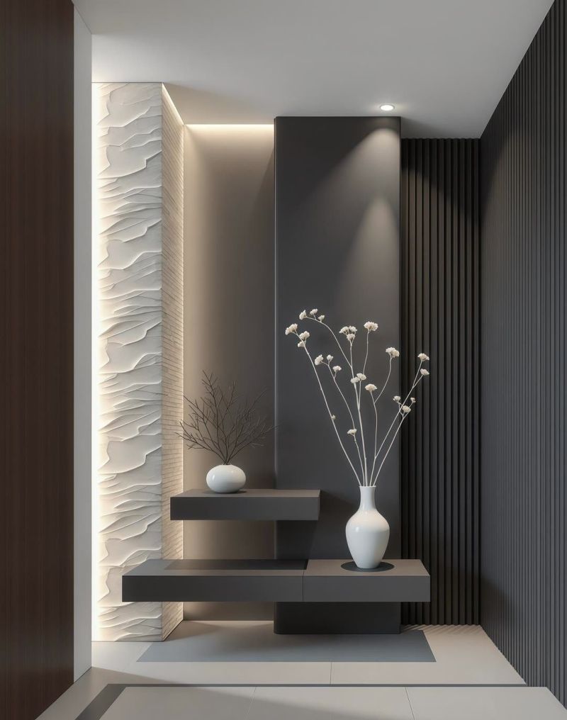 意式玄关设计,简约与奢华的完美融合 意式玄关设计效果 - 家居知识