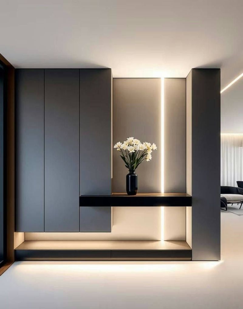 意式玄关设计,简约与奢华的完美融合 意式玄关设计效果 - 家居知识