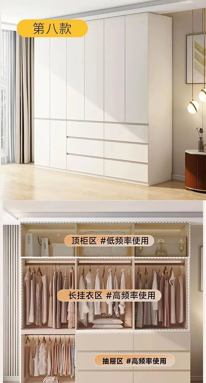 定制衣柜别乱做！9款分段式设计+内部结构，照着做超能装 - 家居知识