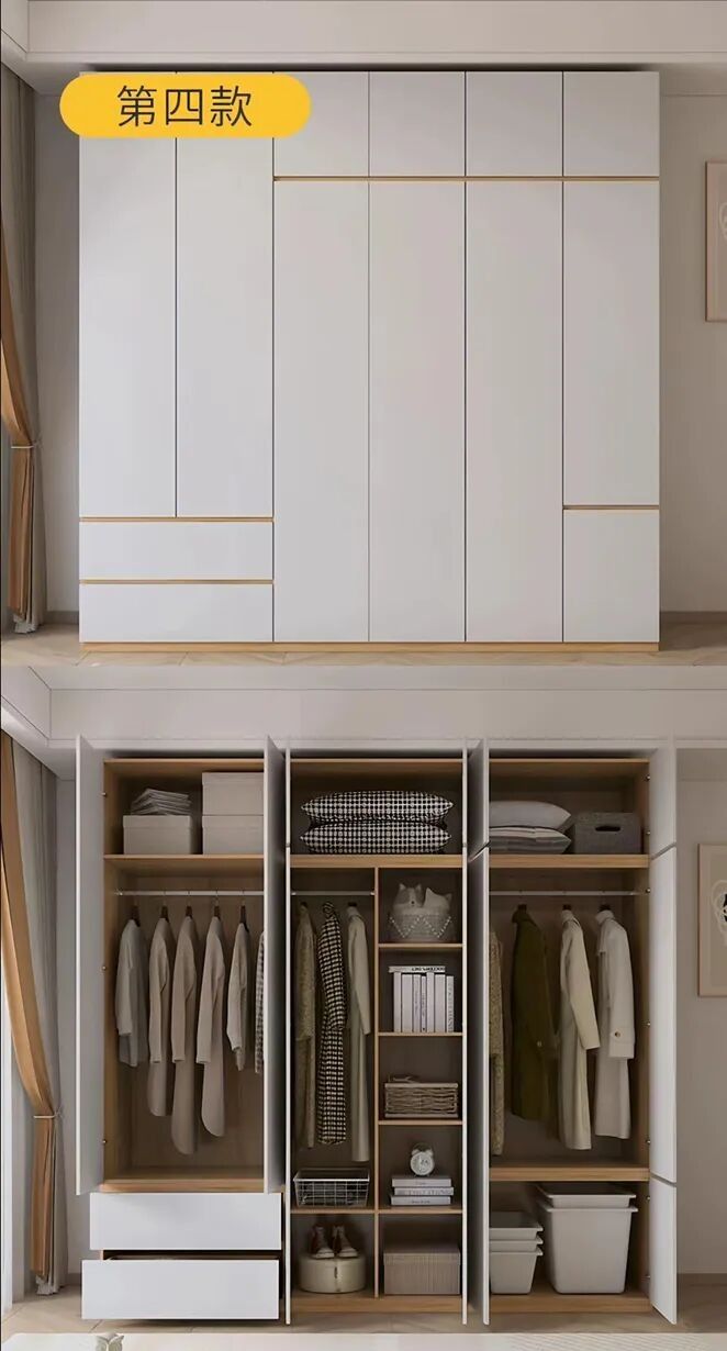 定制衣柜别乱做！9款分段式设计+内部结构，照着做超能装 - 家居知识
