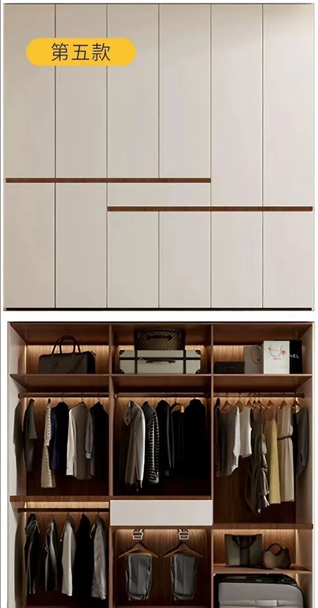 定制衣柜别乱做！9款分段式设计+内部结构，照着做超能装 - 家居知识