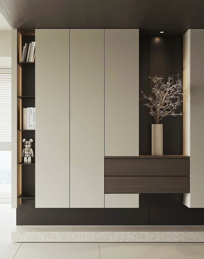 20款让人越看越爱的意式极简风玄关鞋柜设计 越看越喜欢的 20 款意式极简风格玄关鞋柜设计 - 家居知识