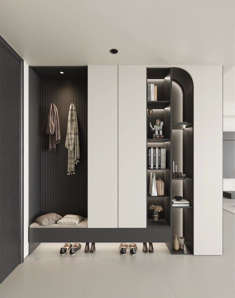 20款让人越看越爱的意式极简风玄关鞋柜设计 越看越喜欢的 20 款意式极简风格玄关鞋柜设计 - 家居知识