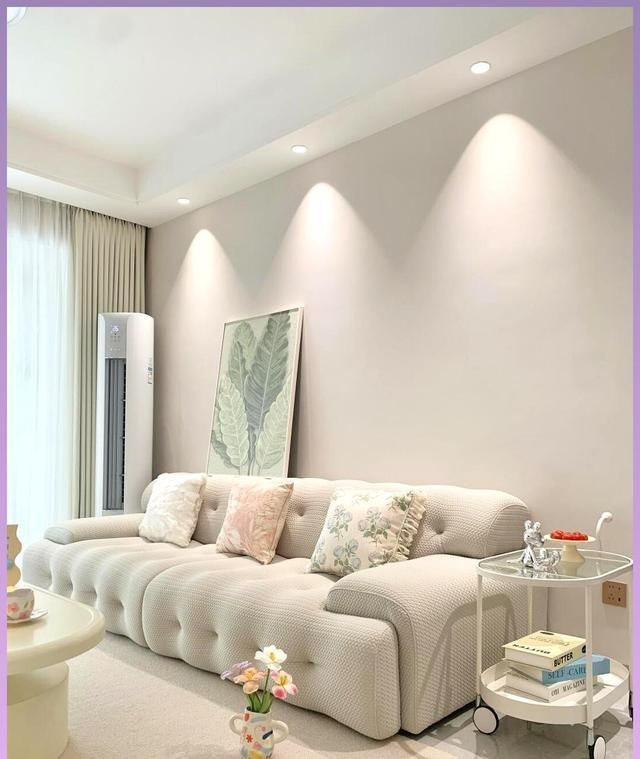 因“拒绝过度装修”走红，全屋奶油风太治愈，这才是梦中情家： - 家居知识