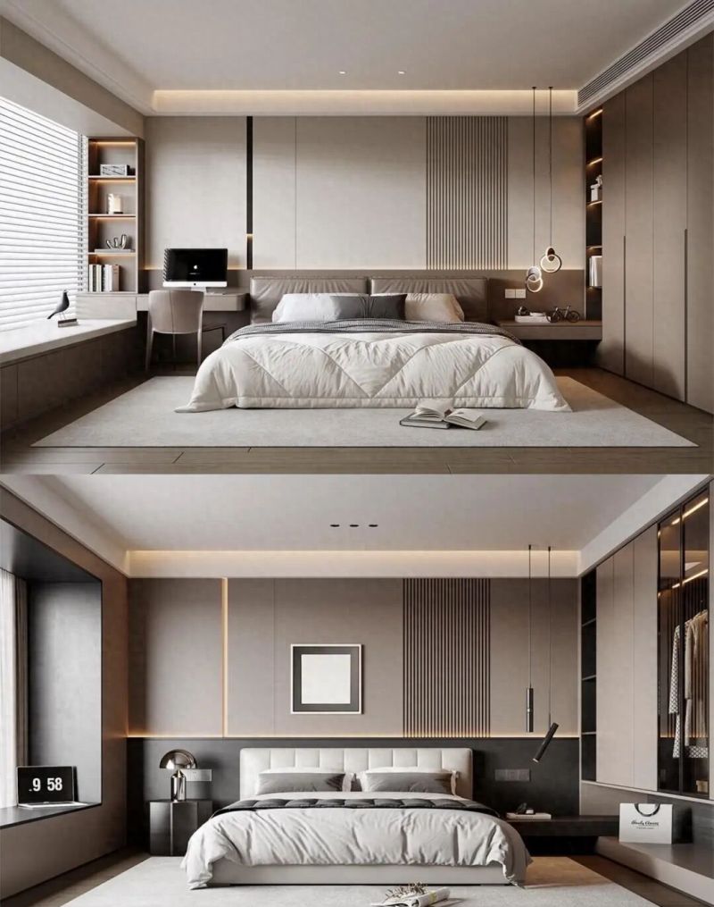 意式轻奢卧室，霸总风范的极致演绎