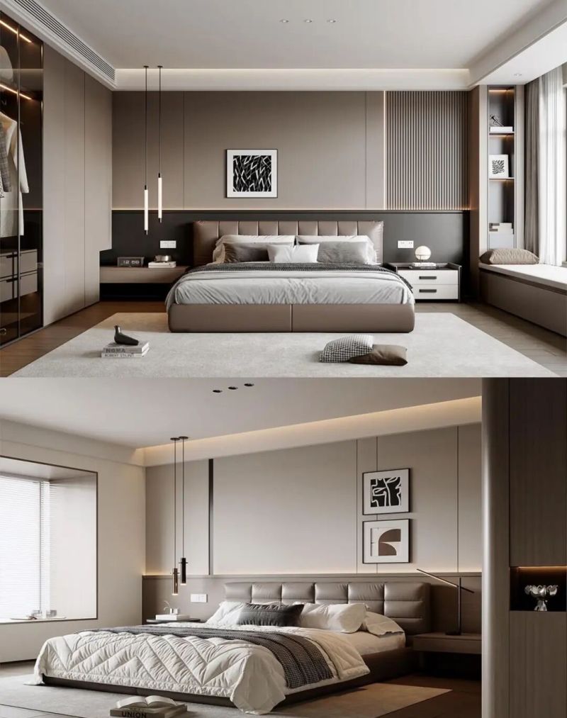 意式轻奢卧室,霸总风范的极致演绎 霸总既视感的意式轻奢风卧室篇 - 家居知识