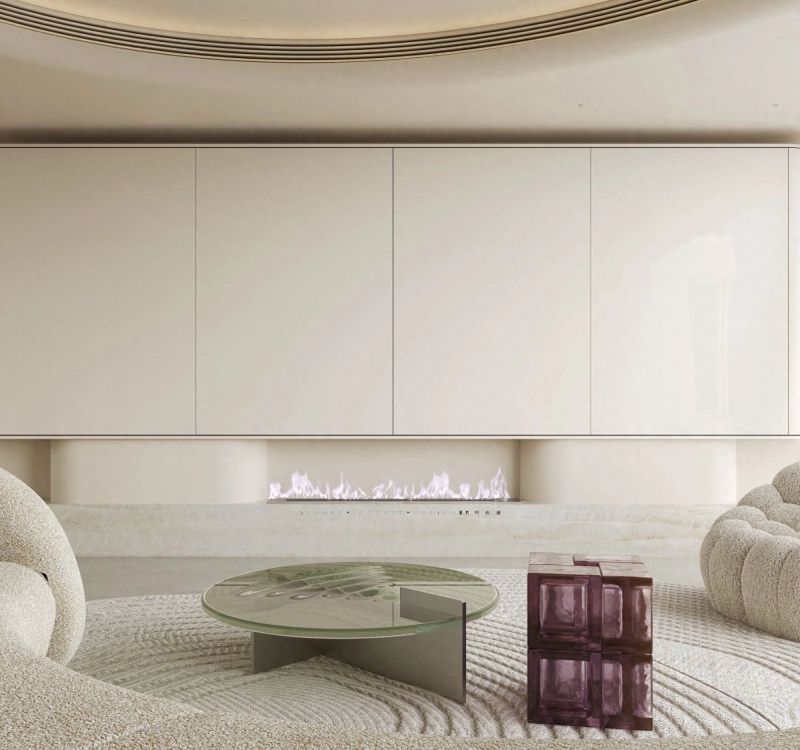 纯白极简大平层设计，打造现代ins风生活空间