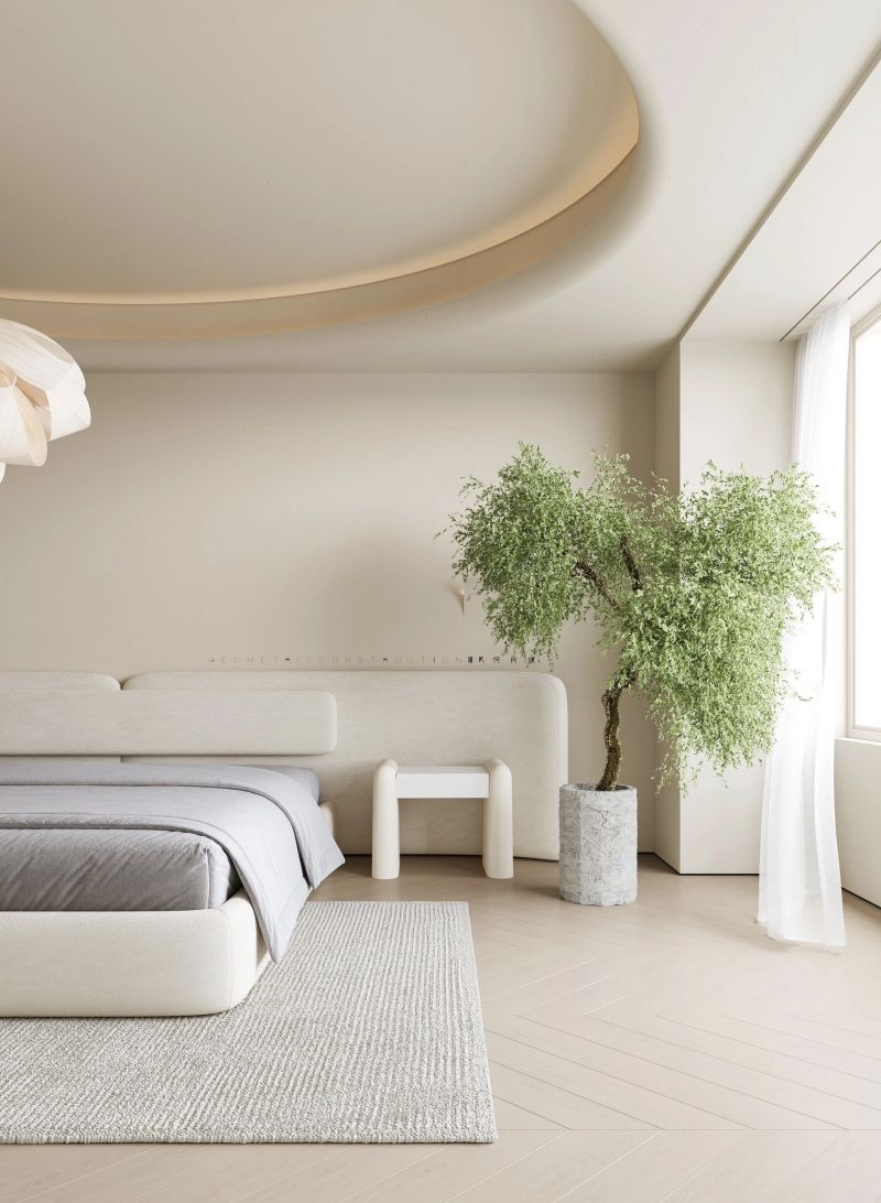 纯白ins 极简大平层设计 - 家居知识