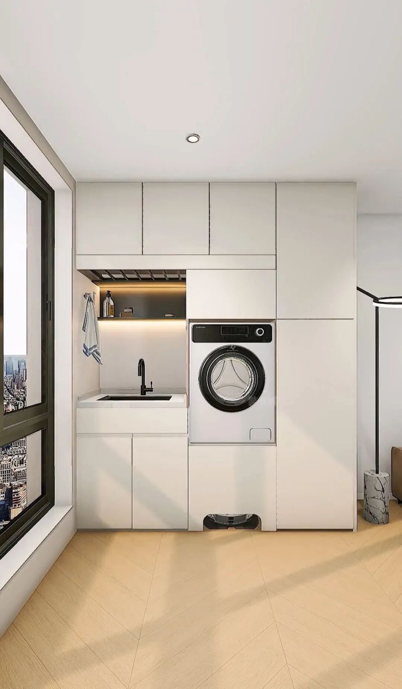 浙江发现一户人家的洗衣区，装法太先进了！堪称教科书式设计 - 家居知识