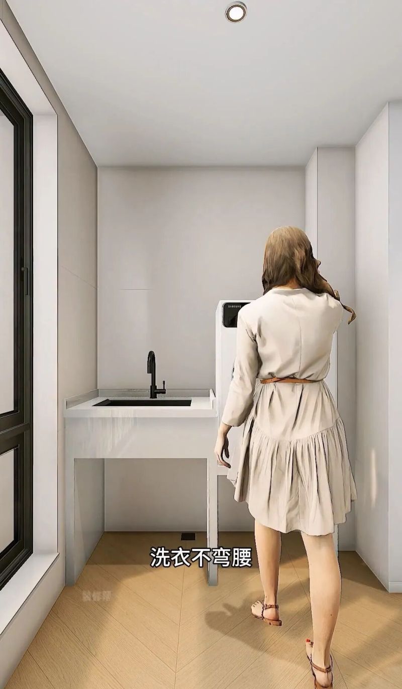 浙江发现一户人家的洗衣区，装法太先进了！堪称教科书式设计 - 家居知识