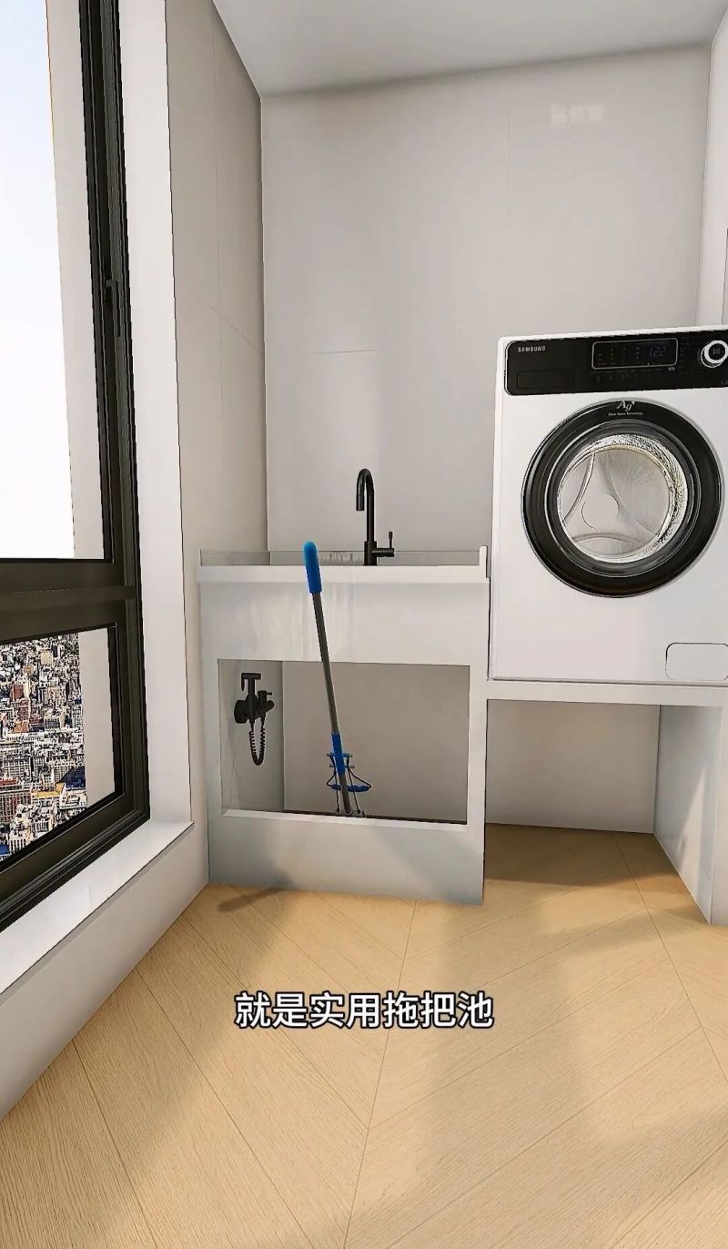 浙江发现一户人家的洗衣区，装法太先进了！堪称教科书式设计 - 家居知识