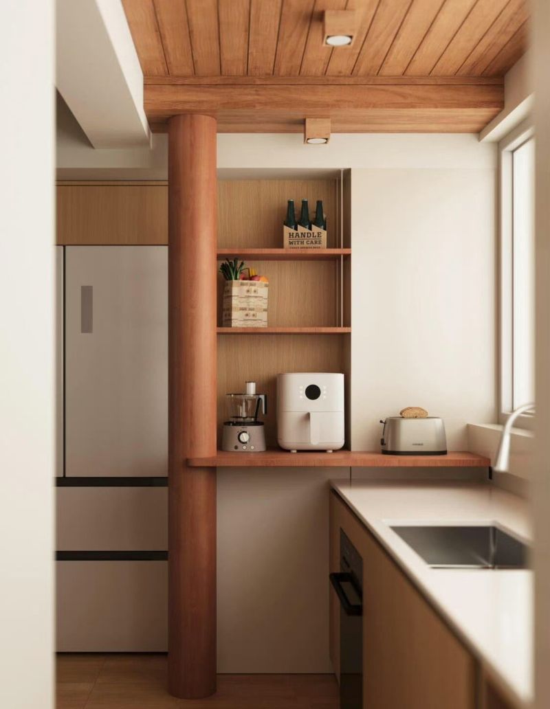 分享/这套原木风开放式的家不错 - 家居知识