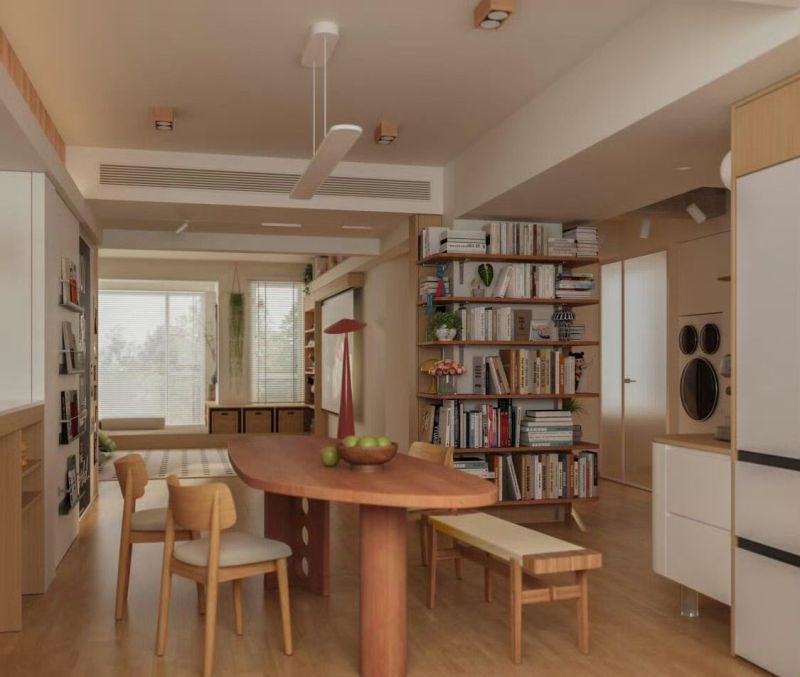 分享/这套原木风开放式的家不错 - 家居知识