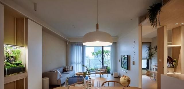 原木与绿植打造170㎡北欧原木风，巧用绿植，一不小心美爆你的家 - 家居知识