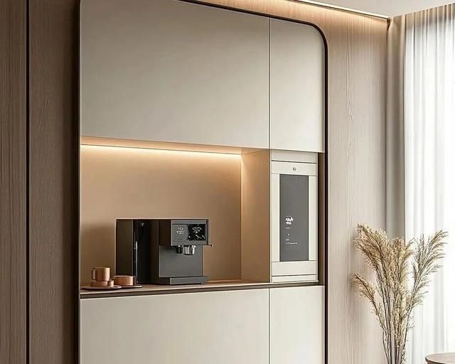 餐边柜封神设计！极简原木风，高级实用还耐用 - 家居知识