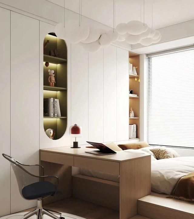 儿童房半包围榻榻米30款？小空间秒变储物+学习+玩耍区 - 家居知识