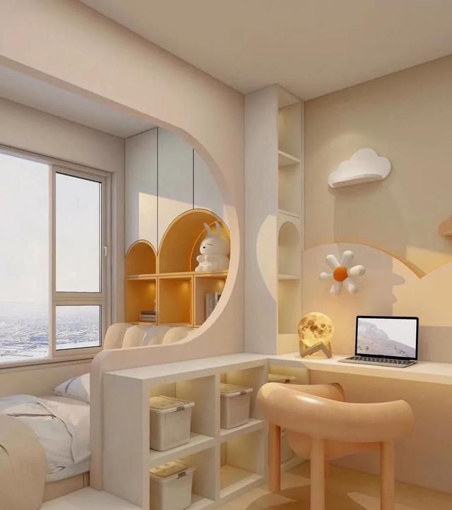 儿童房半包围榻榻米30款？小空间秒变储物+学习+玩耍区 - 家居知识