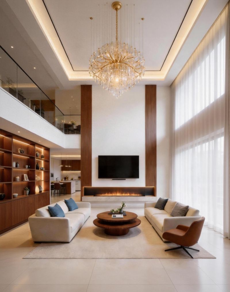 救命！这才是现代轻奢大宅的终极范本✨