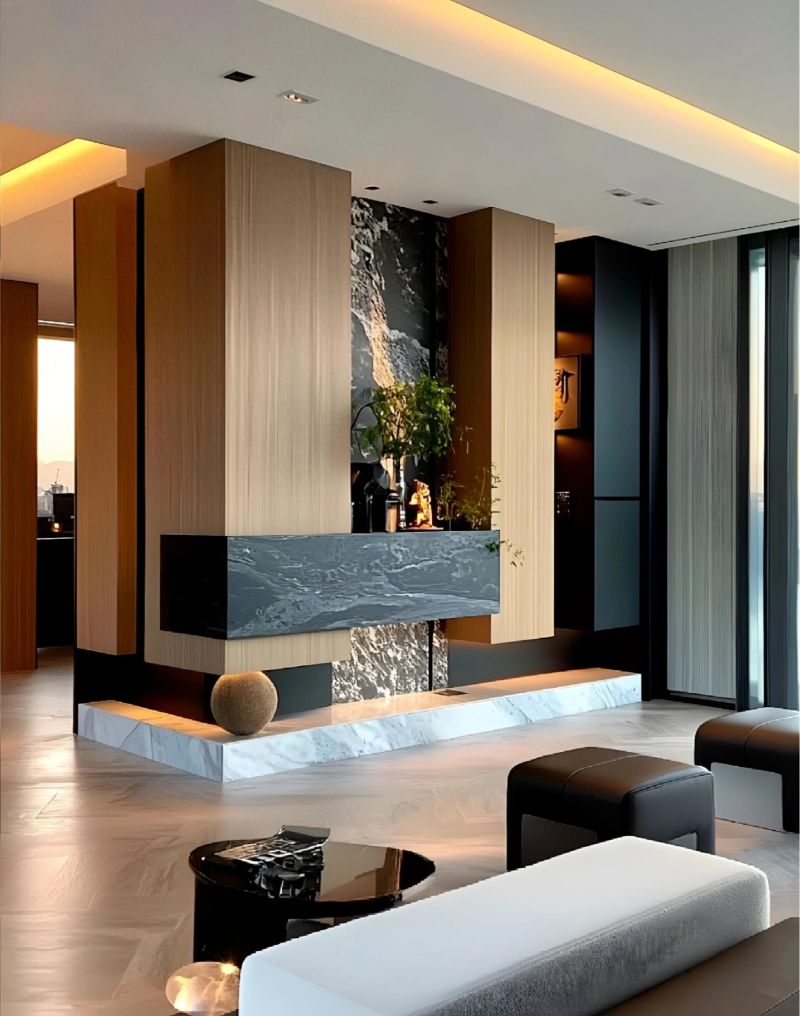 意式风客厅柜设计,美得让人移不开眼! 不愧是意式风!连客厅柜都美得如此耀眼! - 家居知识