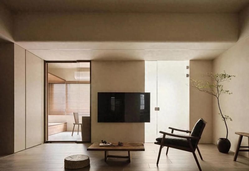 台北40年公寓变身侘寂风，物哀美学下的空间重生