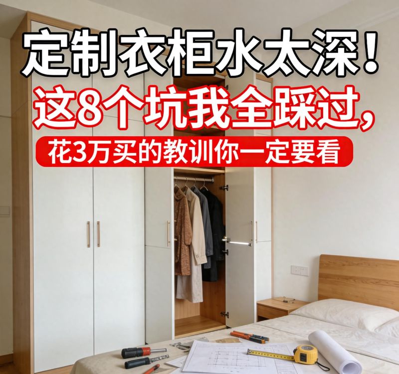定制衣柜避坑指南，3万块买来的8个血泪教训！