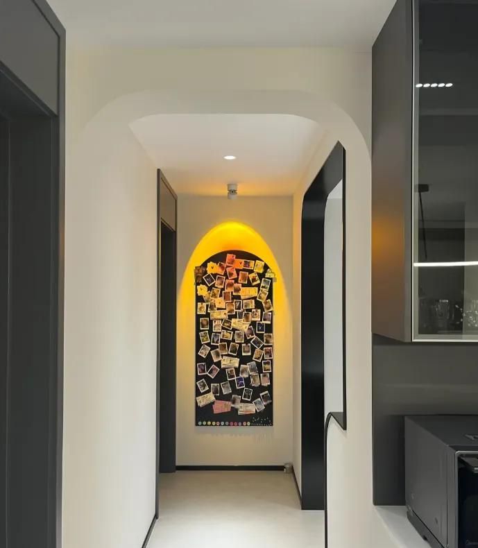 过道背景后悔没早这样装！4个方案，颜值实用我全都要！ - 家居知识