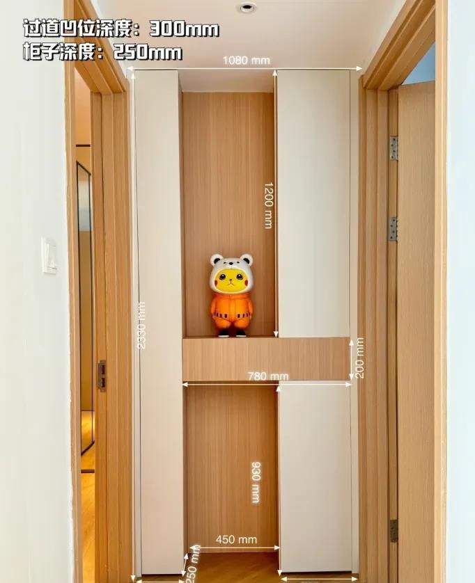 过道背景后悔没早这样装！4个方案，颜值实用我全都要！ - 家居知识