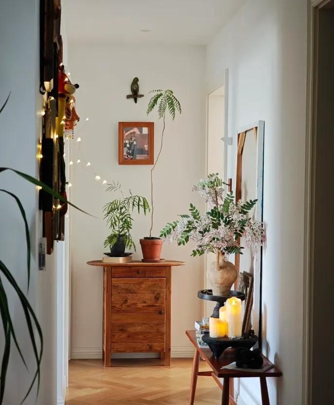 过道背景后悔没早这样装！4个方案，颜值实用我全都要！ - 家居知识