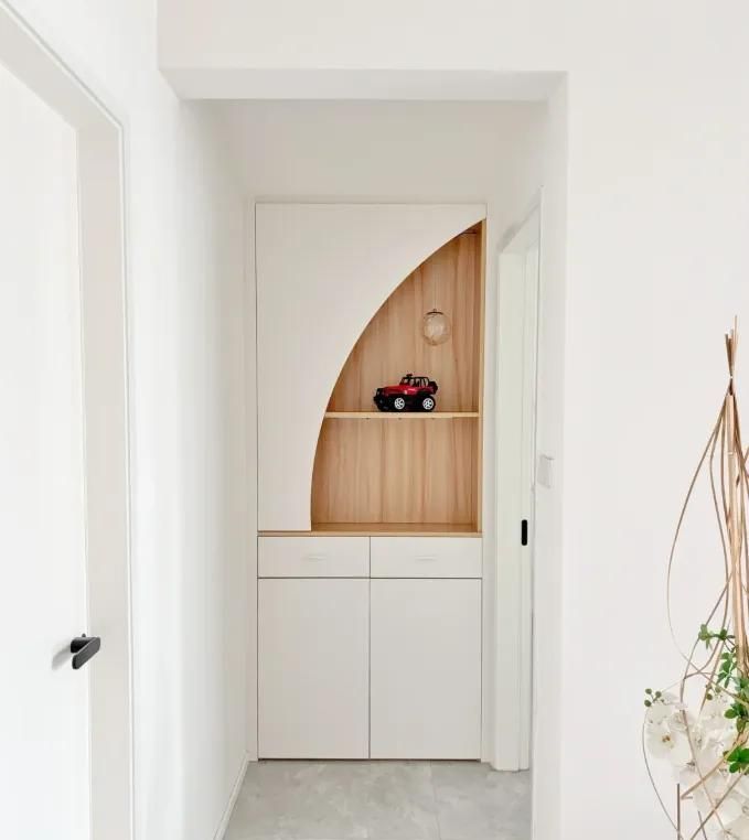 过道背景后悔没早这样装！4个方案，颜值实用我全都要！ - 家居知识