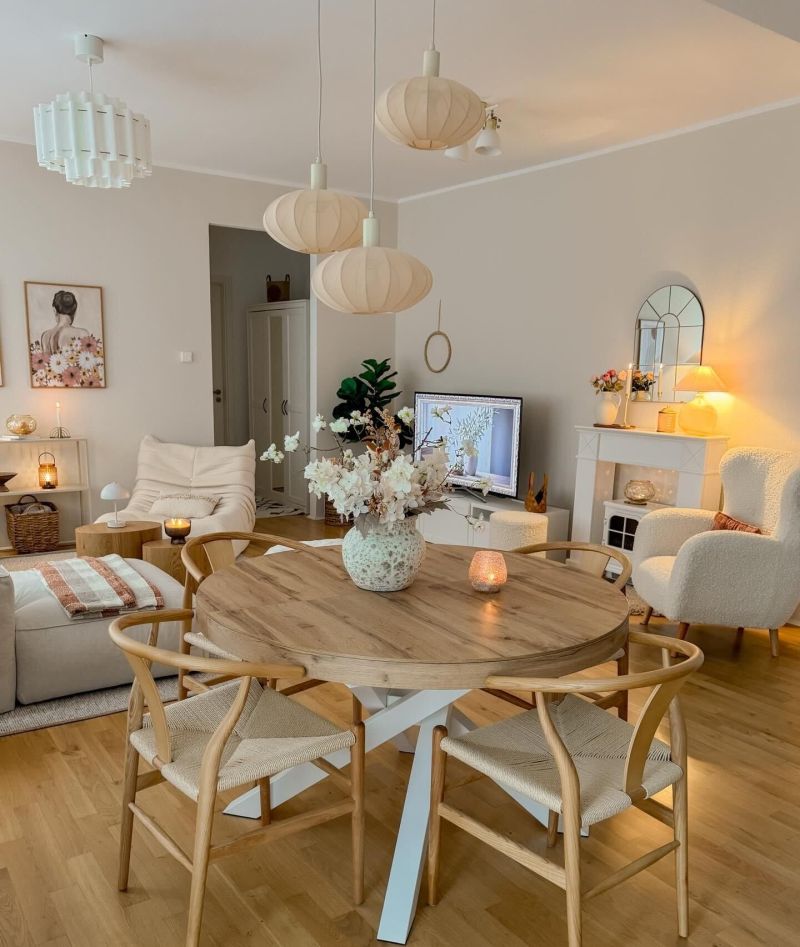 审美积累｜100个漂亮的家奶油原木风的家，整体温暖治愈有高级感 - 家居知识