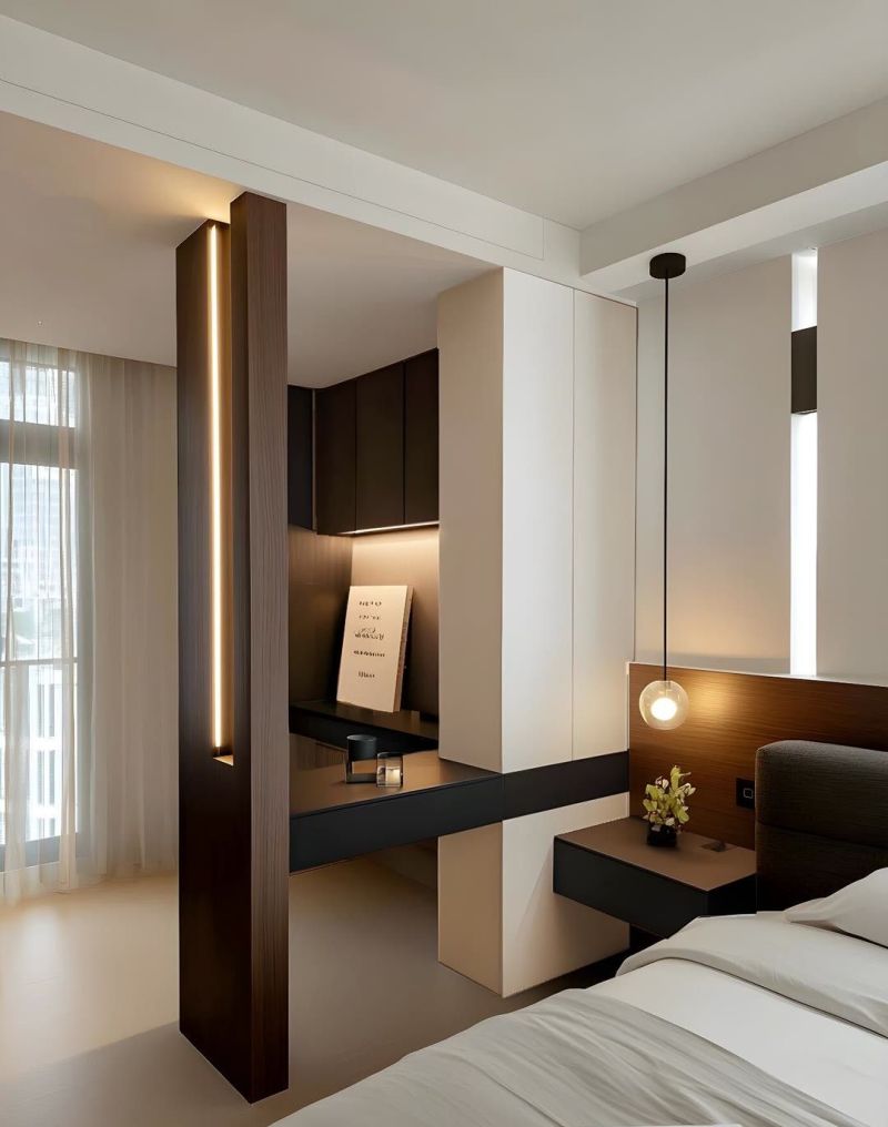 床边玄关隔断柜设计 - 今日头条 床边玄关隔断柜设计 - 家居知识