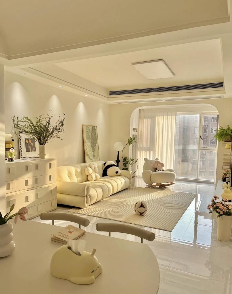 同样是装客厅，为什么她的奶油风，温柔到骨子里？ - 家居知识