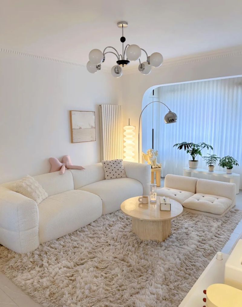 同样是装客厅，为什么她的奶油风，温柔到骨子里？ - 家居知识