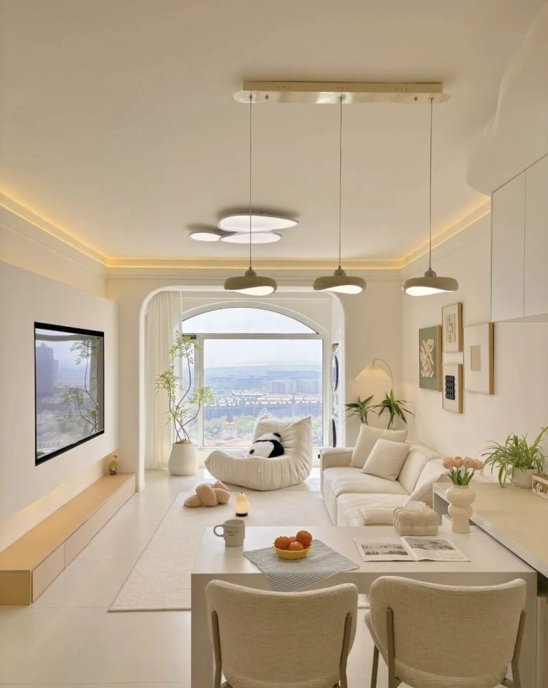 同样是装客厅，为什么她的奶油风，温柔到骨子里？ - 家居知识