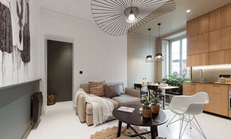 38㎡老房重生，法式复古+现代通透感，一屋四人居！ - 今日头条