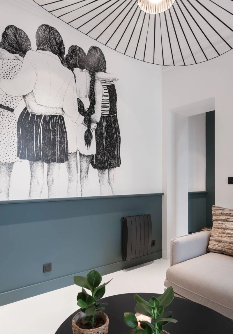 38㎡老房重生，法式复古+现代通透感，一屋四人居！ - 家居知识