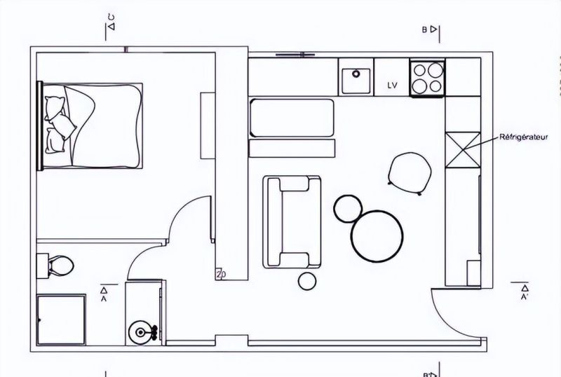 38㎡老房重生，法式复古+现代通透感，一屋四人居！ - 家居知识