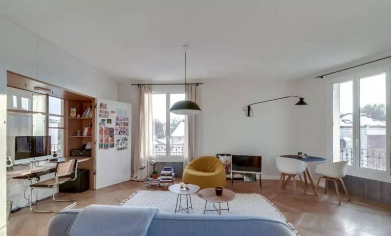 52㎡小户型北欧风,独立工作区+隐形门,年轻人喜欢的设计! - 今日头条 52㎡小户型北欧风,独立工作区+隐形门,年轻人喜欢的设计! - 家居知识