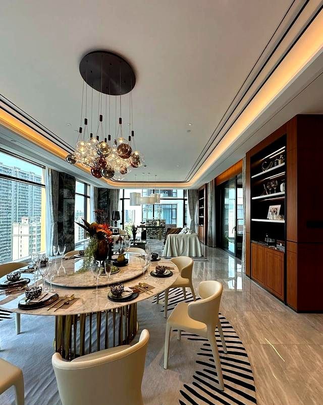 480m²轻奢风大平层，一线江景房，果然越大越好宅！ - 家居知识