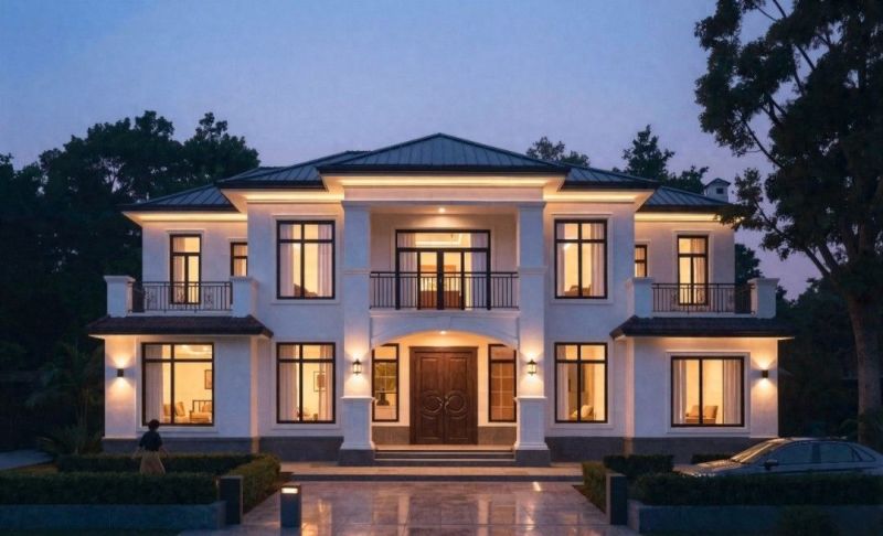 新法式典雅风格自建房，优雅与时尚的完美融合