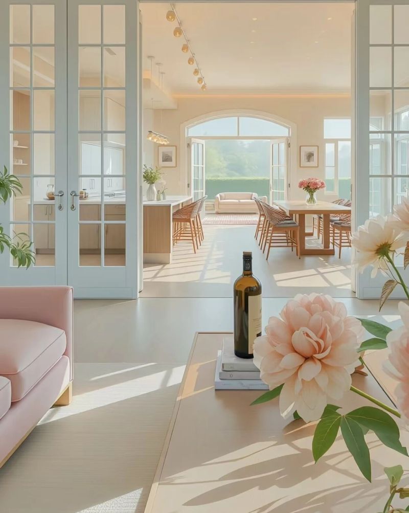 140㎡奶油法式风：拱形玻璃隔断，开启浪漫公主生活！ - 家居知识