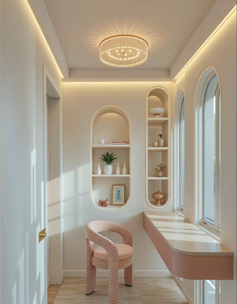 140㎡奶油法式风：拱形玻璃隔断，开启浪漫公主生活！ - 家居知识
