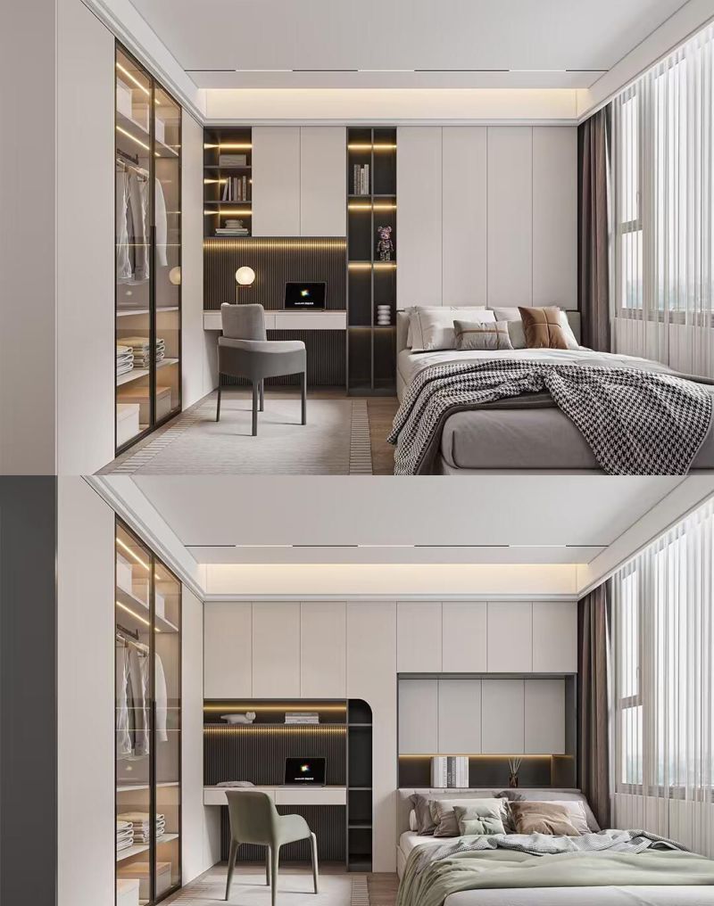 16款温馨且实用的榻榻米儿童房设计， 整合了睡眠和书桌连体效果。 - 家居知识