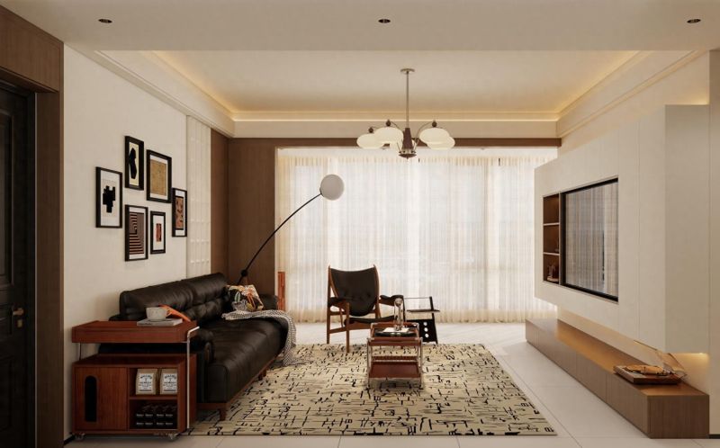 137㎡中古风公寓装修，邻居纷纷上门取经