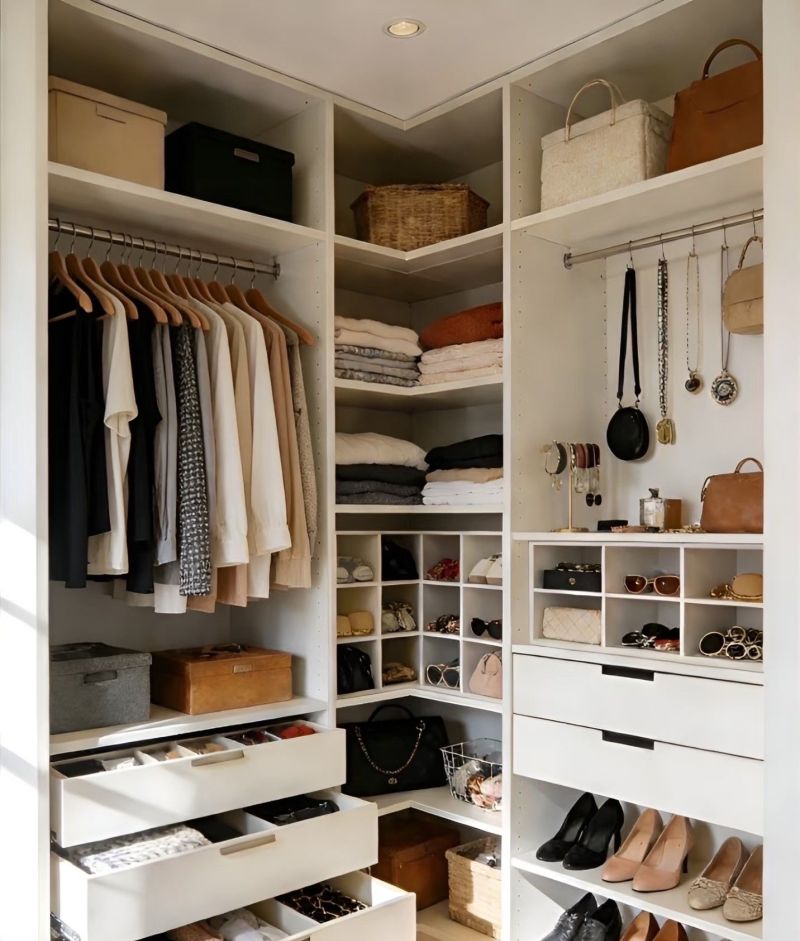 衣帽间设计避坑+优化指南！既高级又实用，告别整理焦虑 - 家居知识