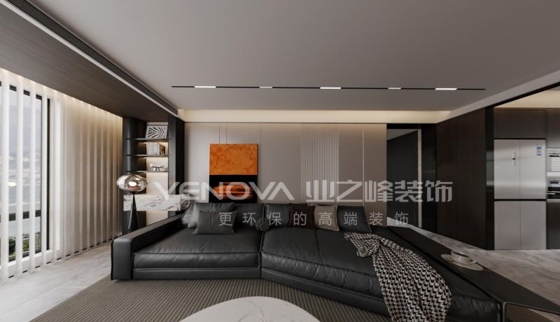 唐山天正·凤麟玺苑165平米意式极简风格装修效果案例|业之峰装饰 - 家居知识