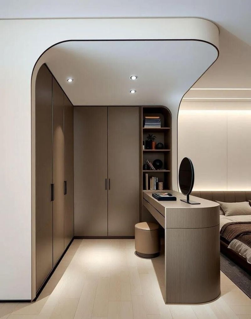 意式极简风梳妆衣帽间 - 家居知识