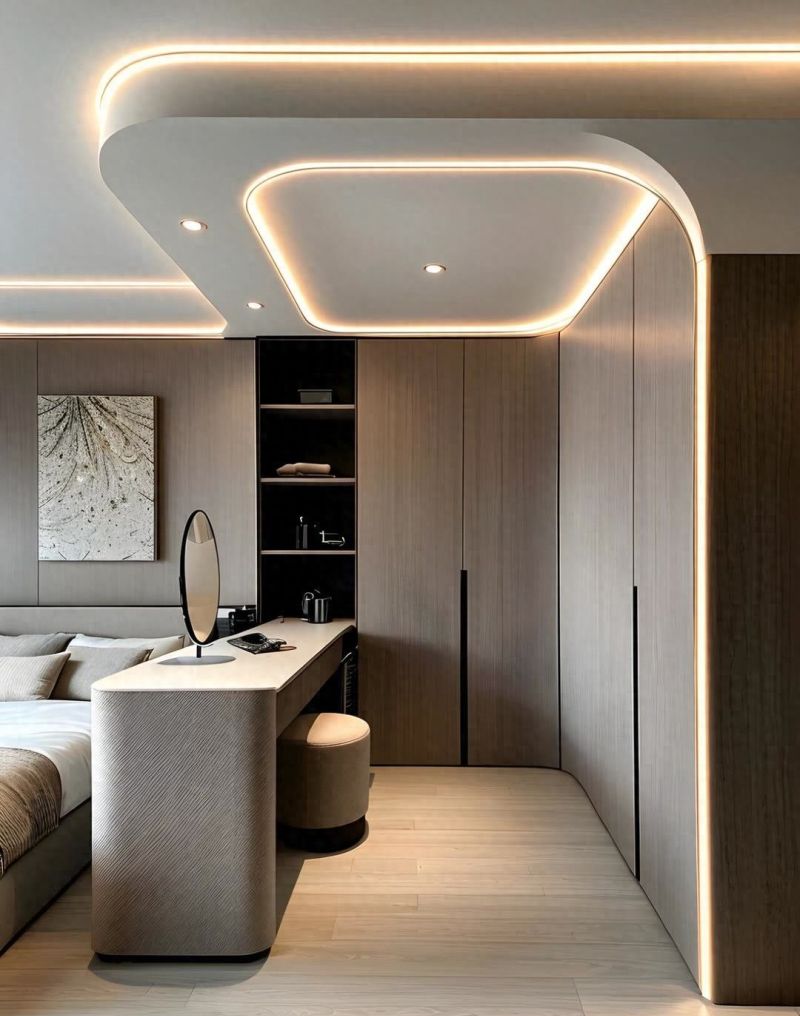 意式极简风梳妆衣帽间设计指南